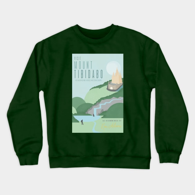 Mount Tibidabo Crewneck Sweatshirt by Best of Friends Podcast